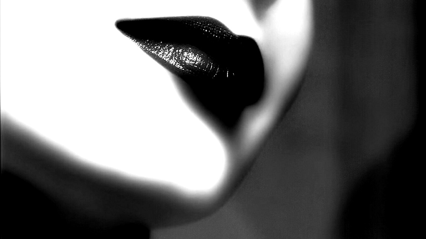 Красные губы обои