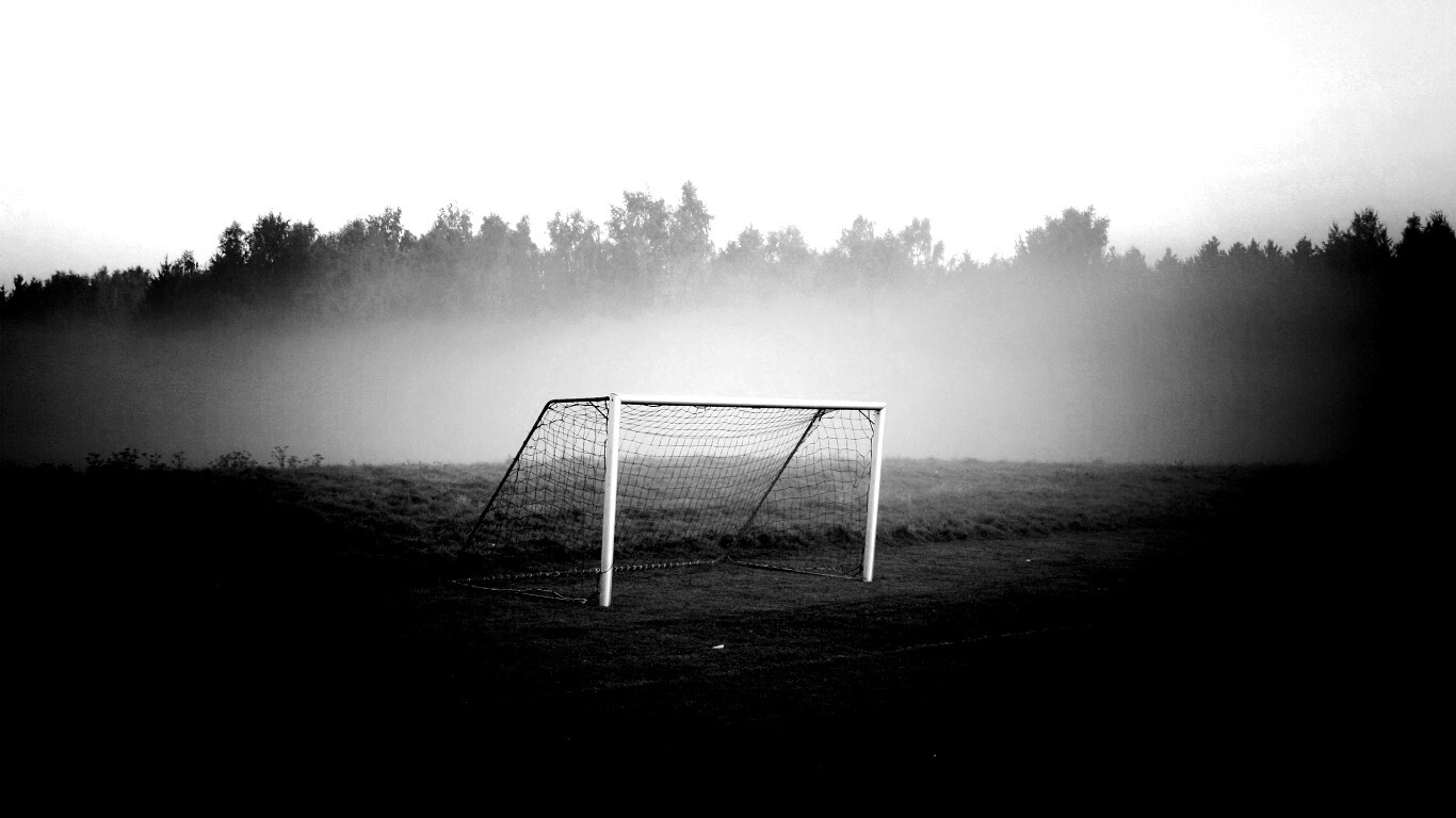 Футбольные ворота обои