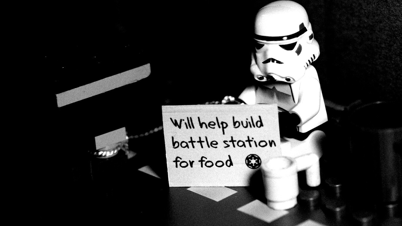 Помогу построить Звезду Смерти за еду обои