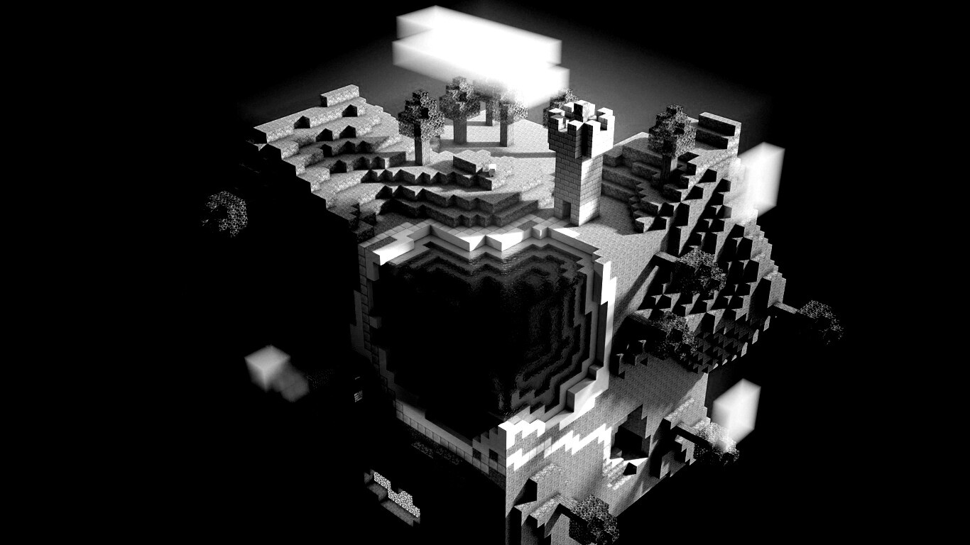 Планета Майнкрафт обои