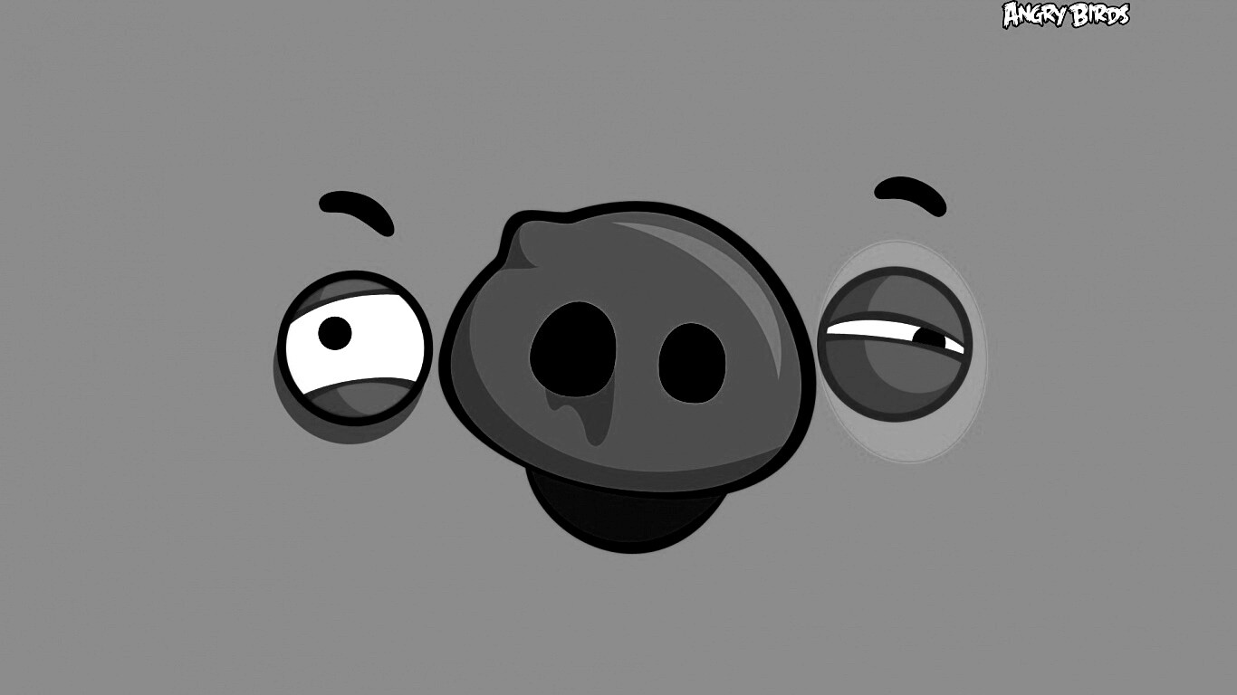 Свинья из Angry Birds обои