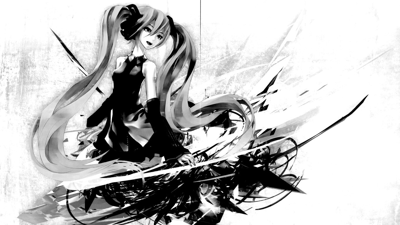 Арт с Хатсуне Мику обои