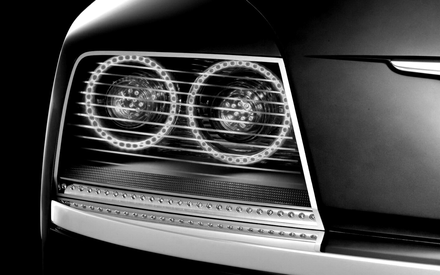 Горящие задние фары обои