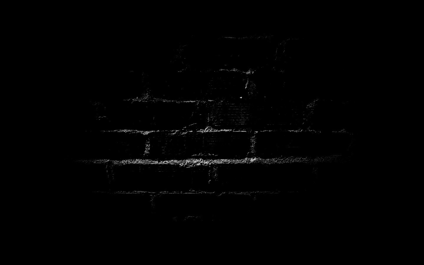 Затемненная кирпичная стена обои