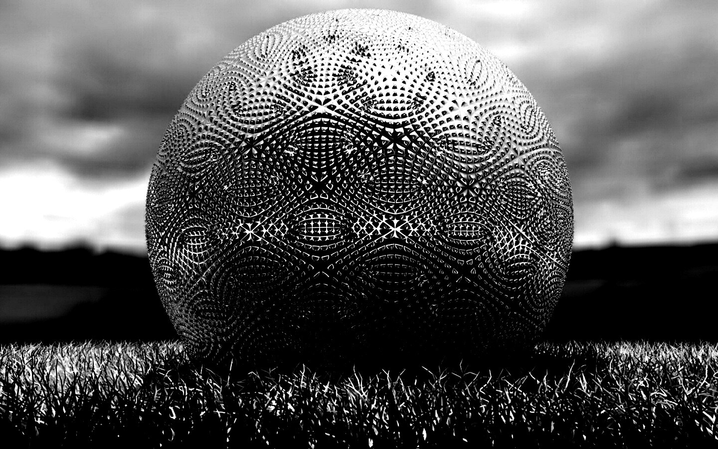 Металлический мяч для гольфа обои