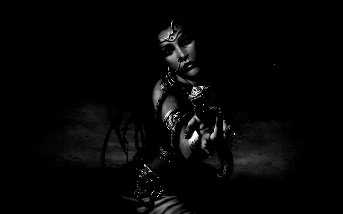 Приручательница змей обои