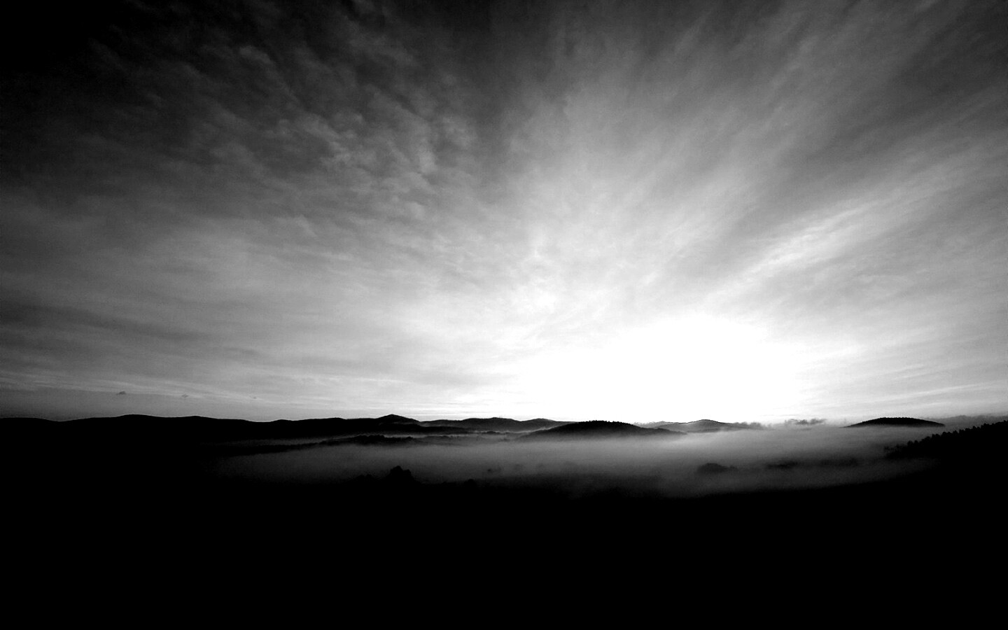 Утренний туман обои