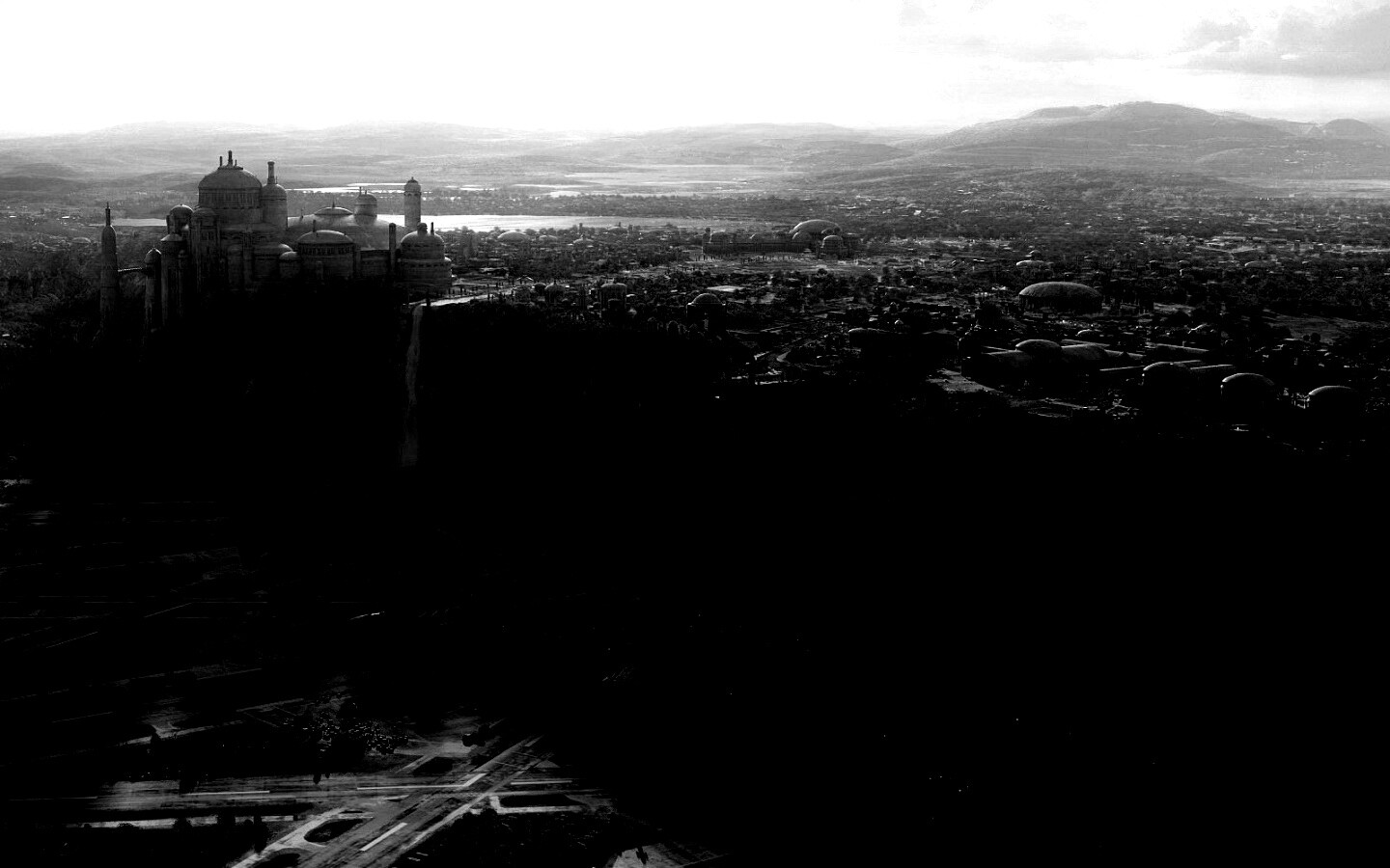 Космопорт в джунглях обои