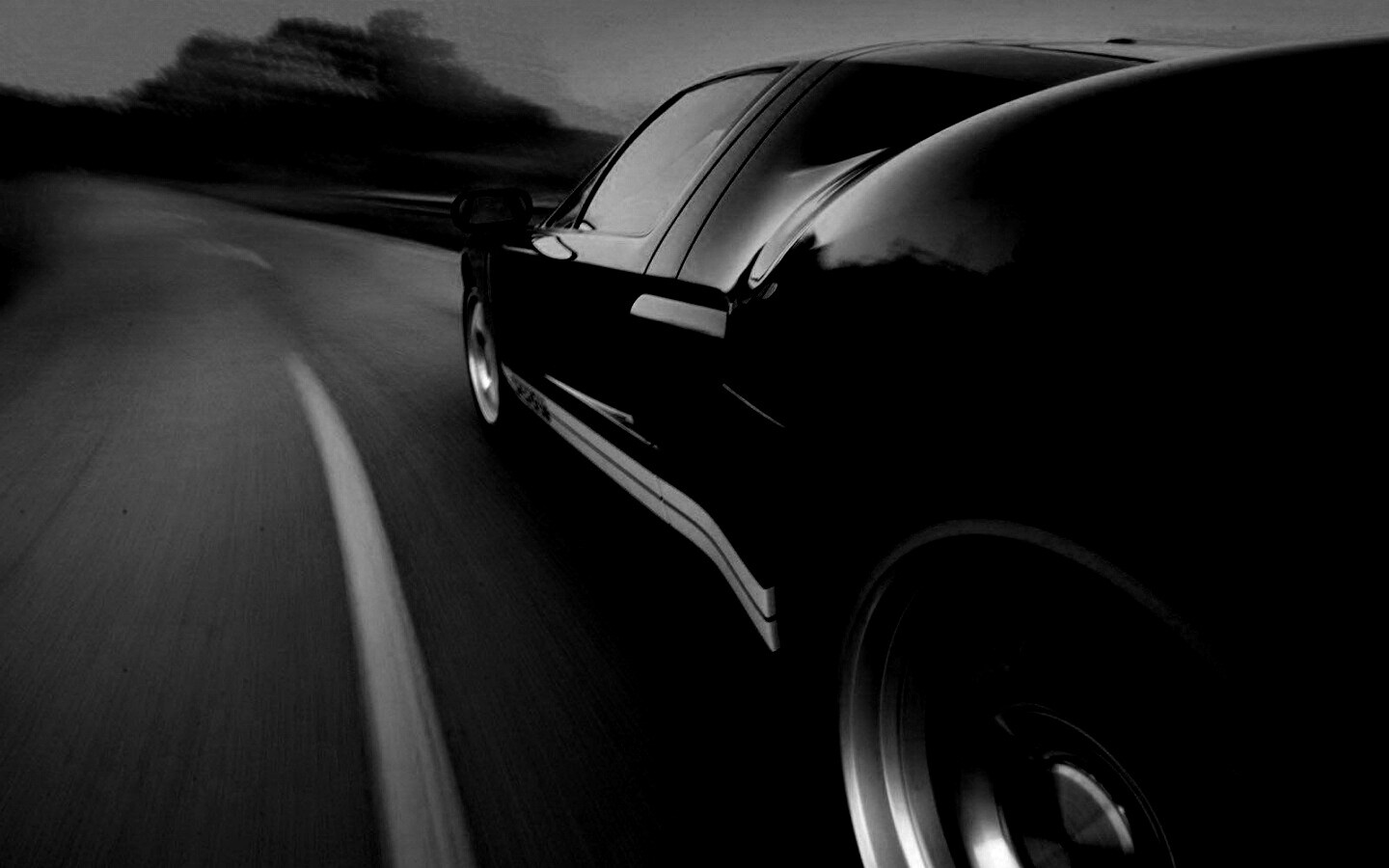 Авто на повороте обои