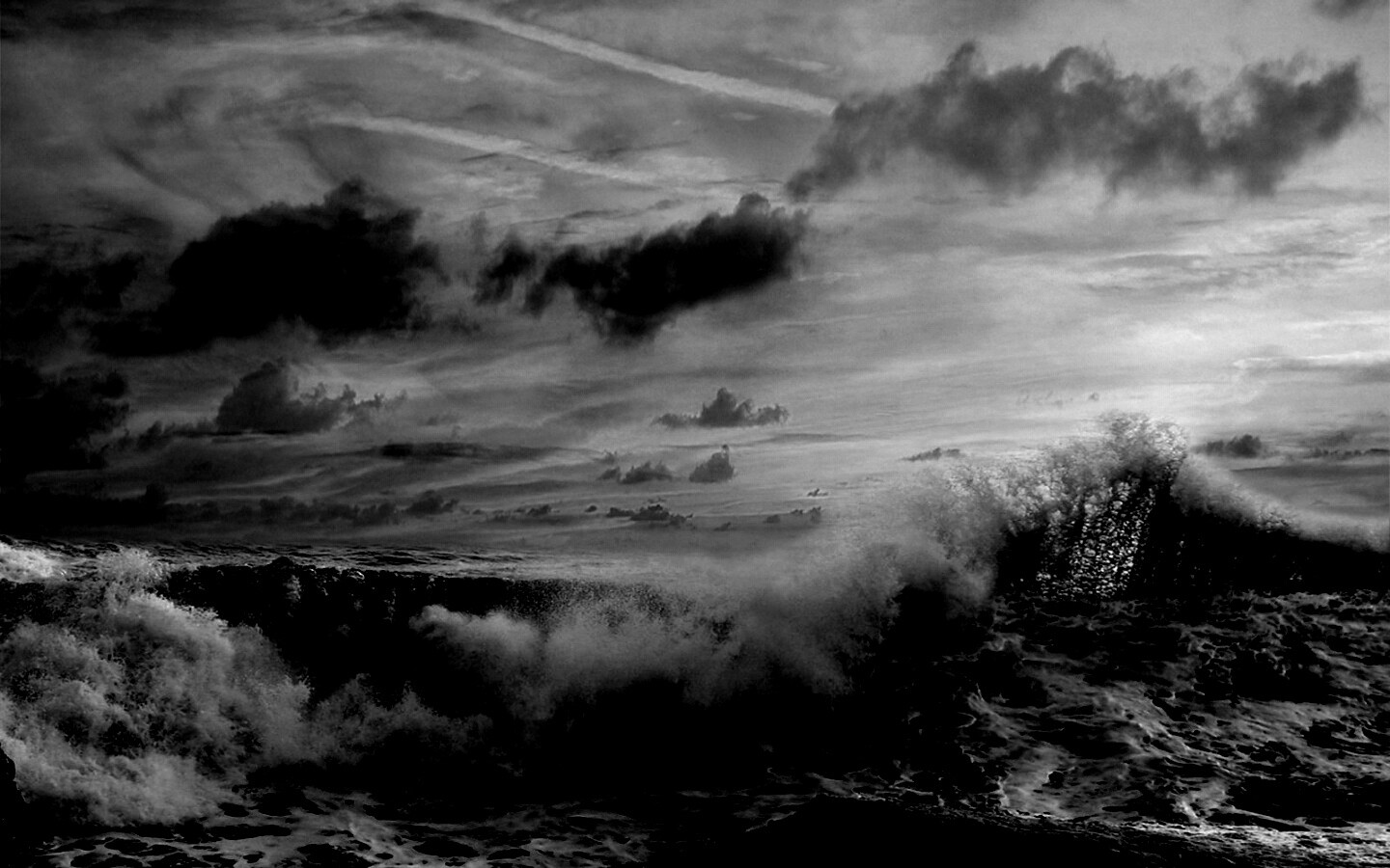 Бушующее море обои