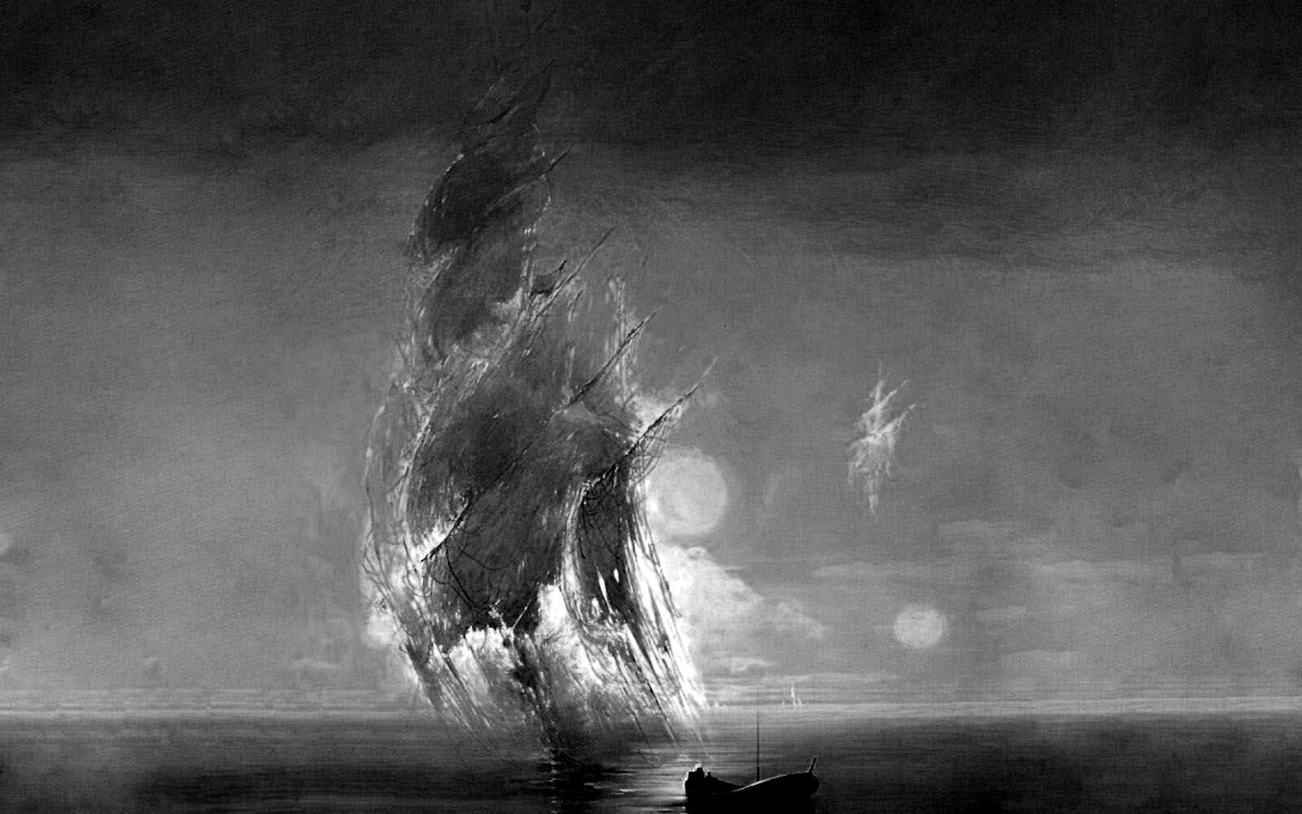 Призрачный парусник обои