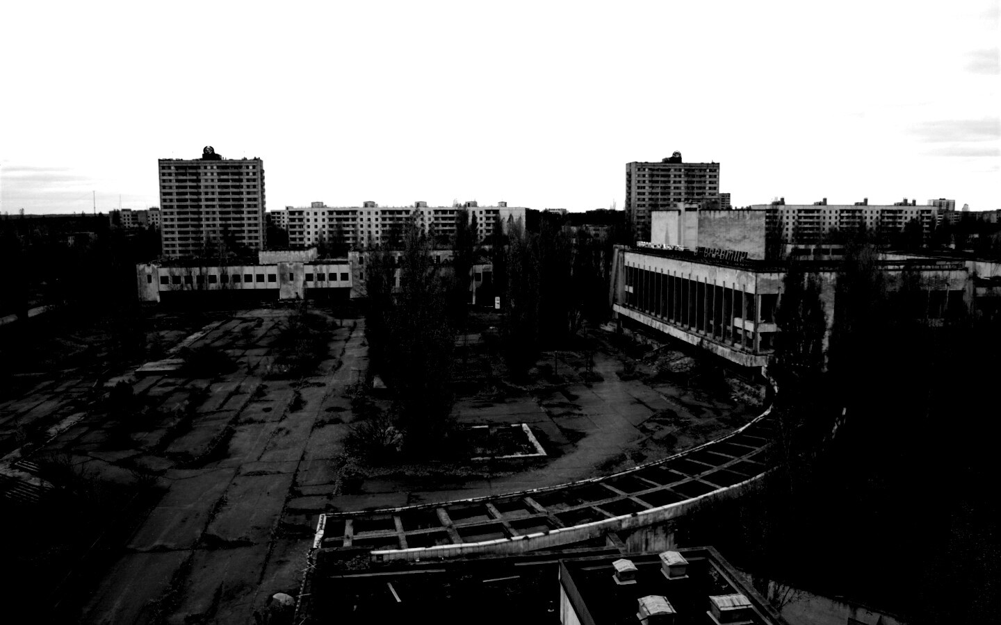 Площадь в Припяти обои