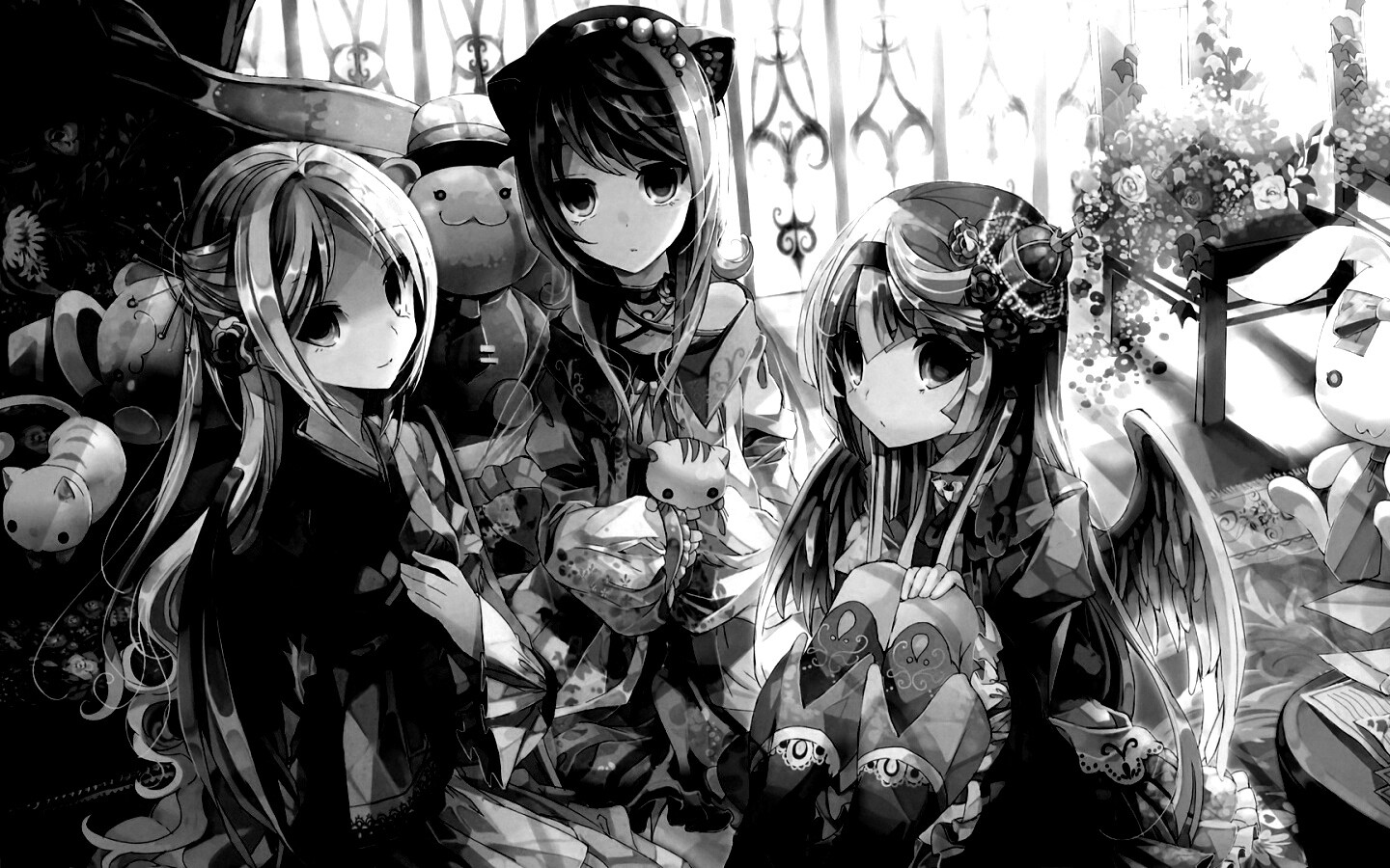 Три лоли обои