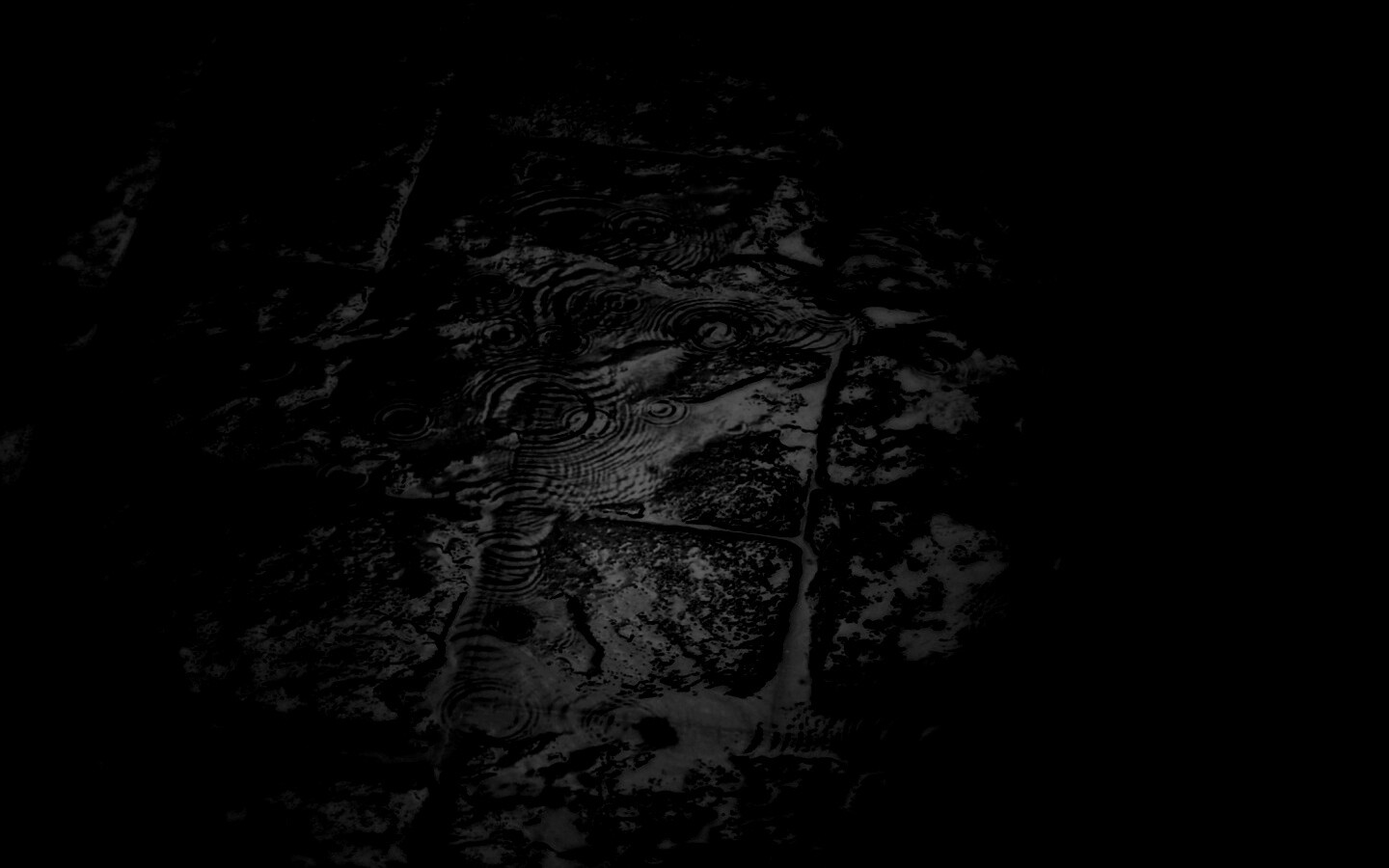 Дождь на мостовой обои