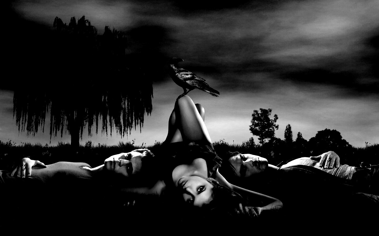 Герои сериала Дневники Вампира обои