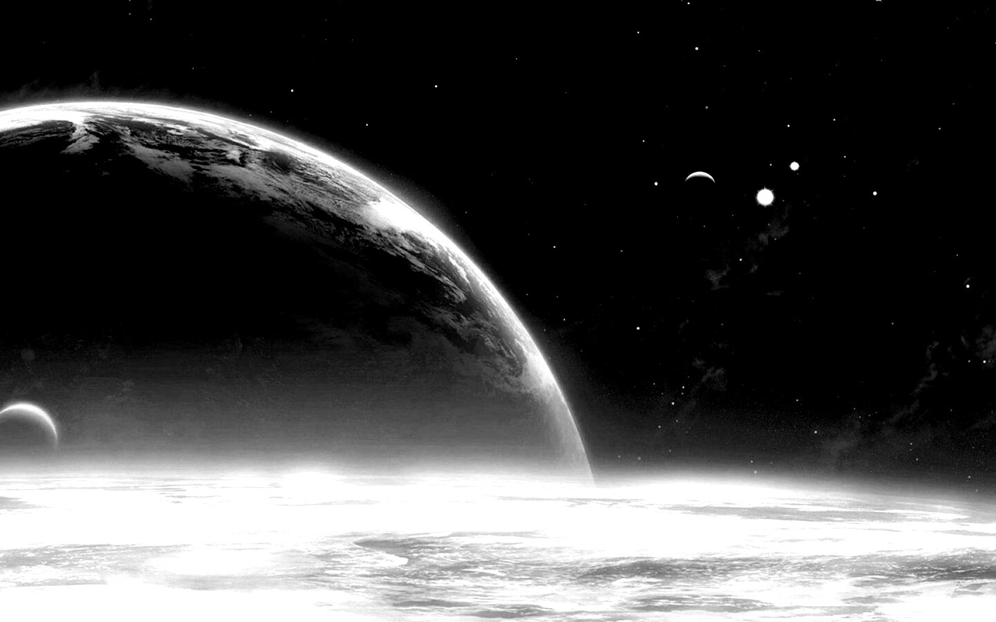 Планета за горизонтом обои