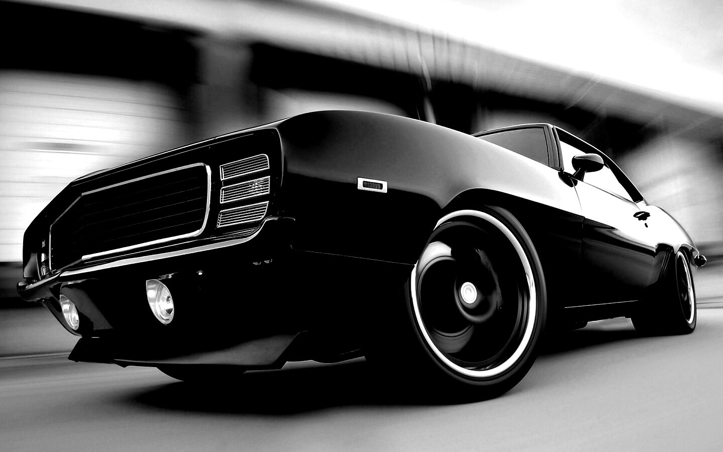 Мускул кар на повороте обои