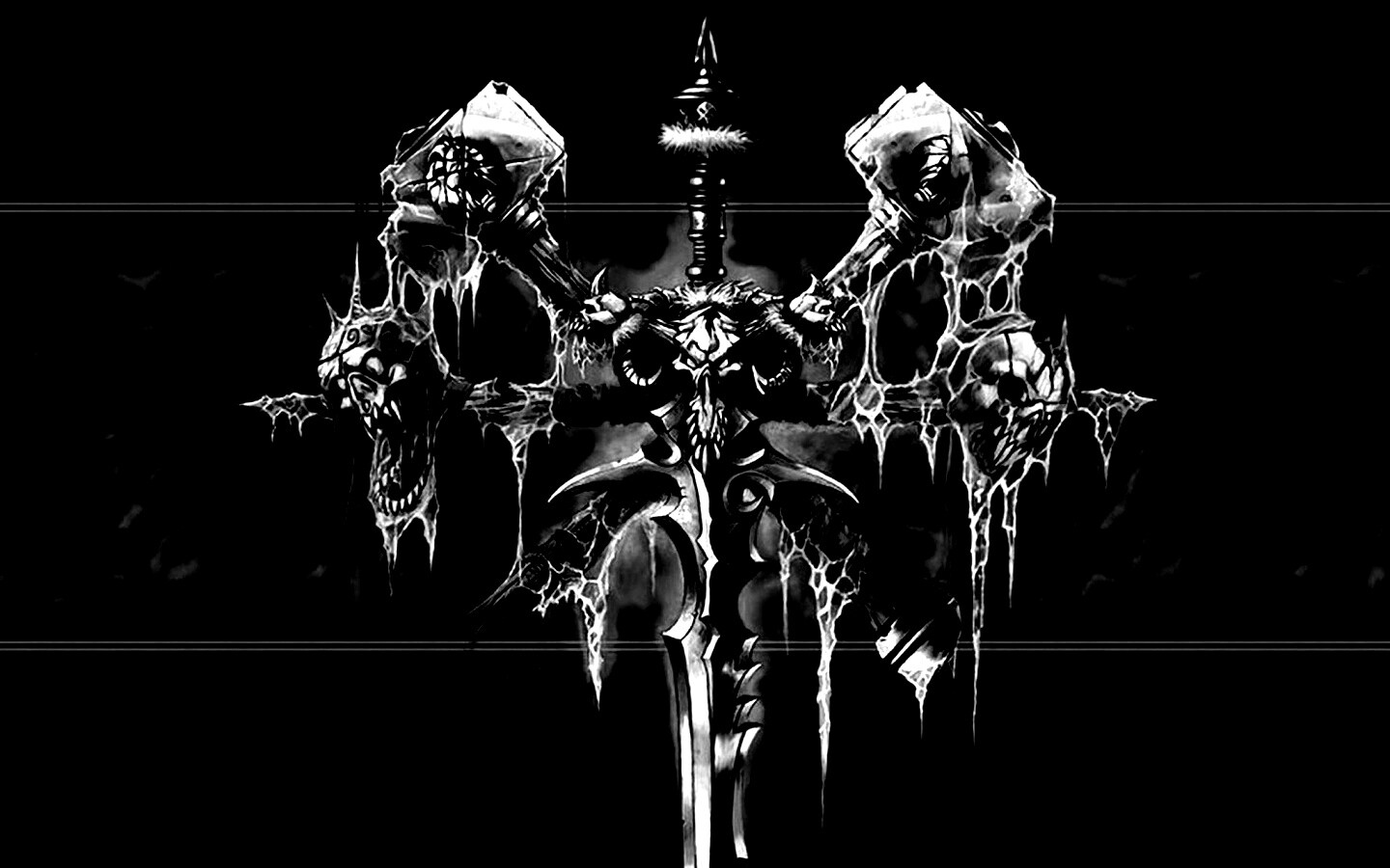 Логотип WarCraft Frothen Throne обои