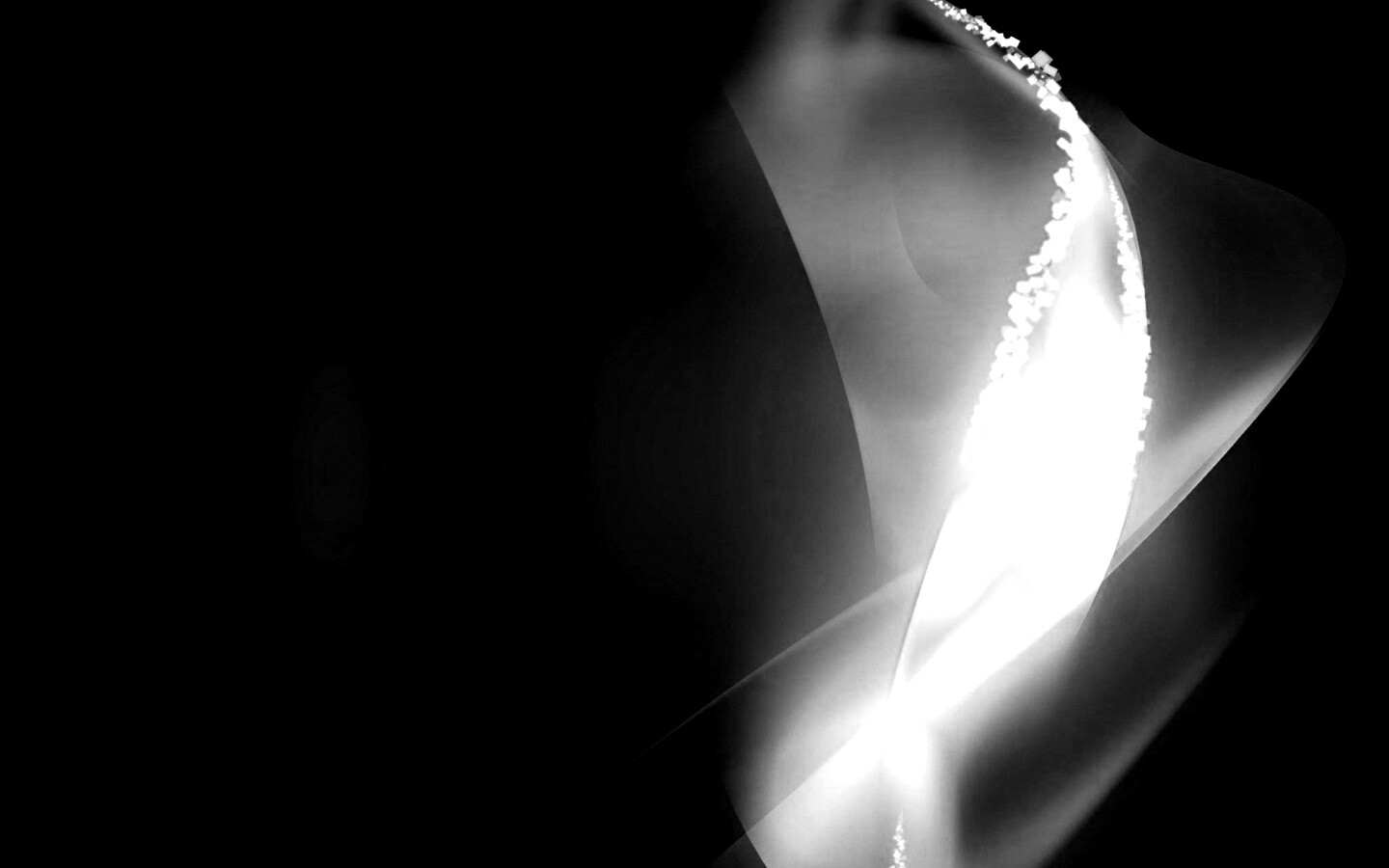 Светящаяся вертикальная волна обои