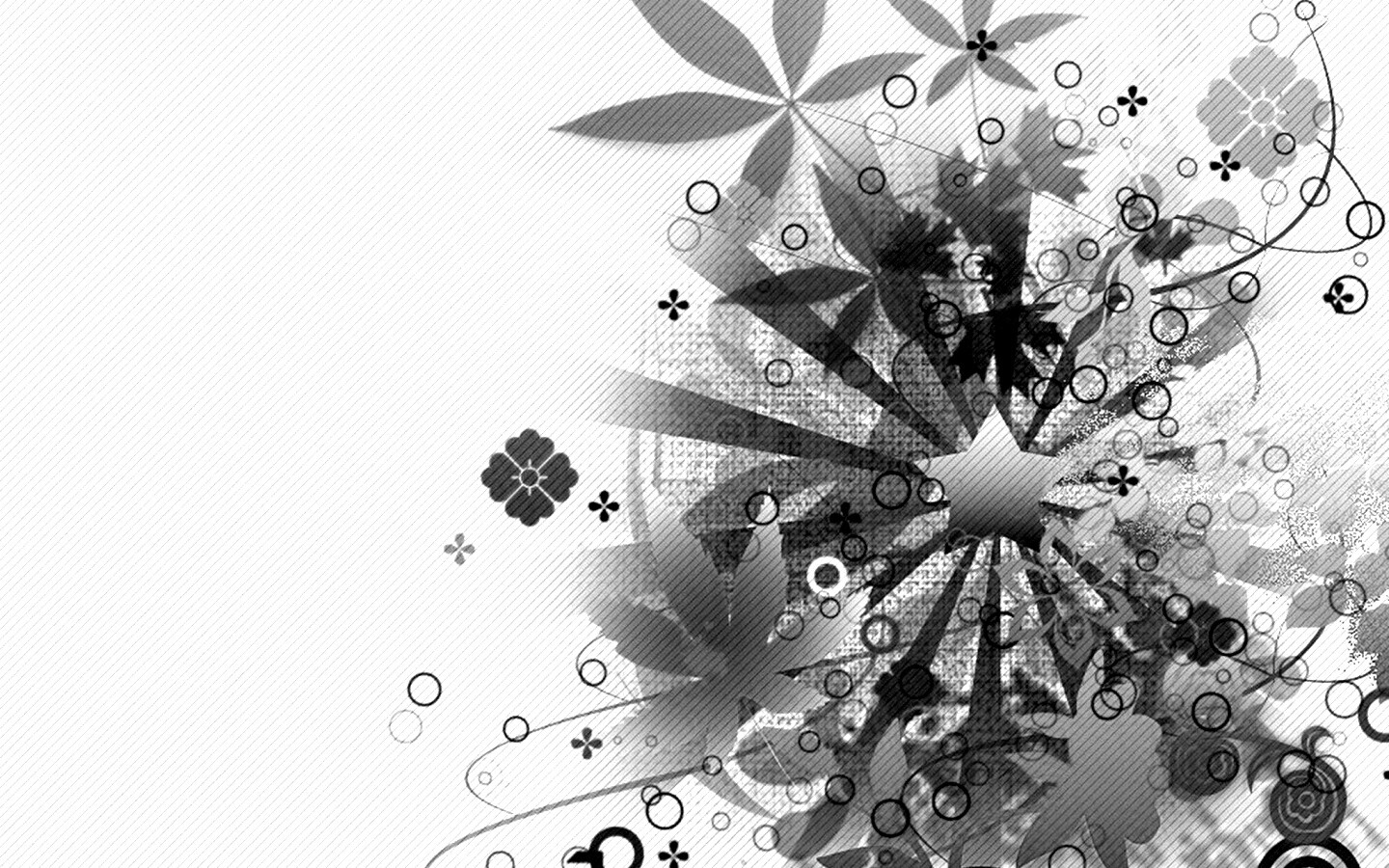 Звездно-листовая абстракция обои