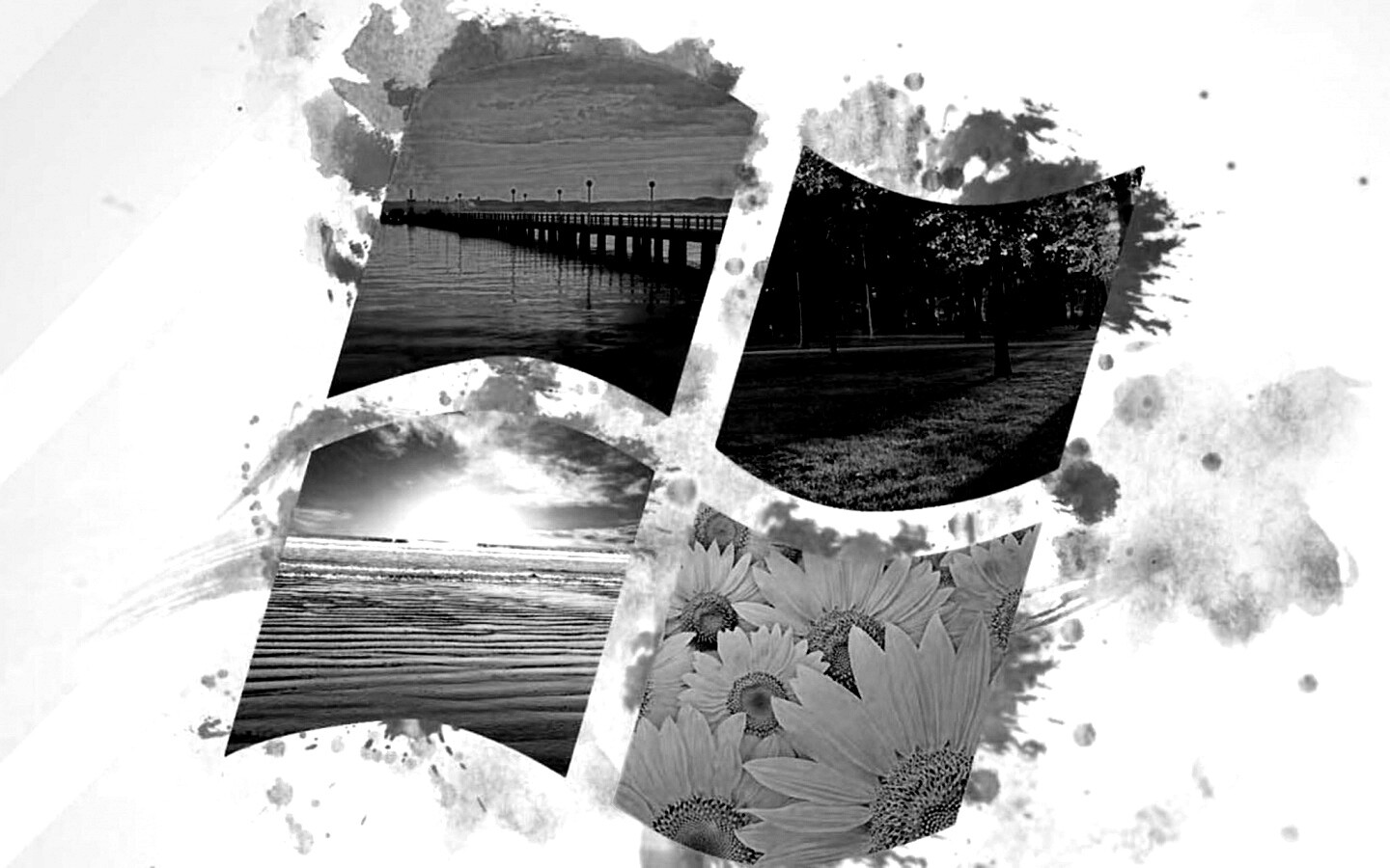 Логотип Winfdows bз фотографий природы обои