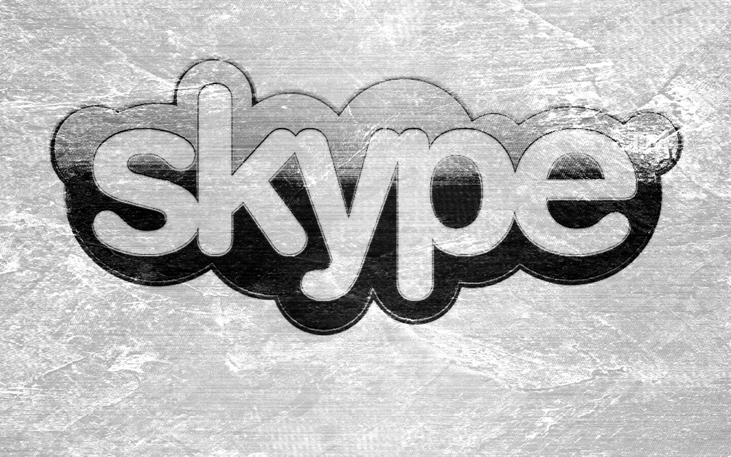 Логотип Скайп на доске обои