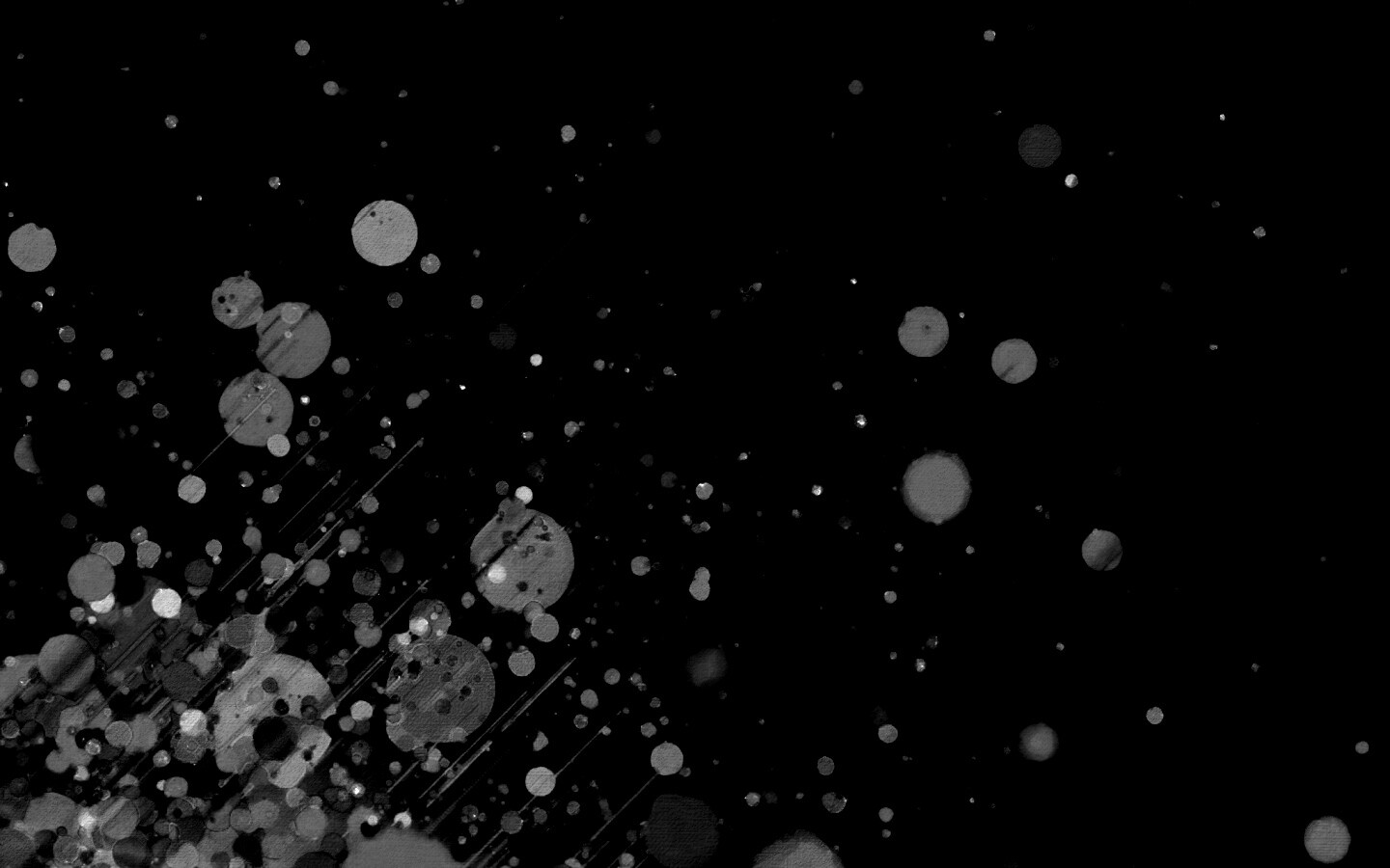 Полёт разноцветных кругов обои