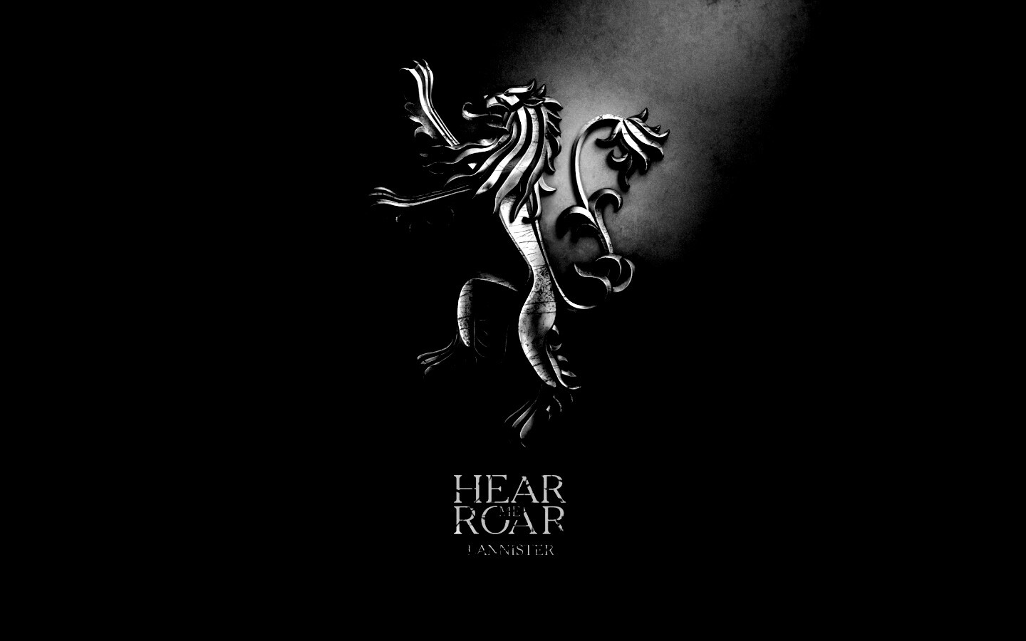 Металлический герб дома Ланнистеров обои