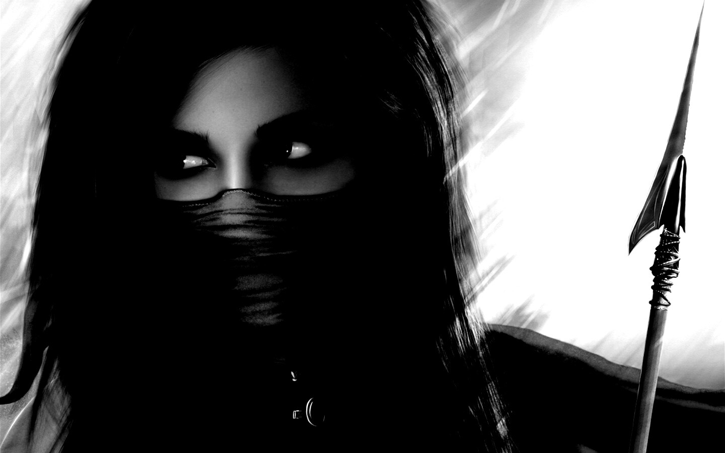 Девушка - ассасин обои