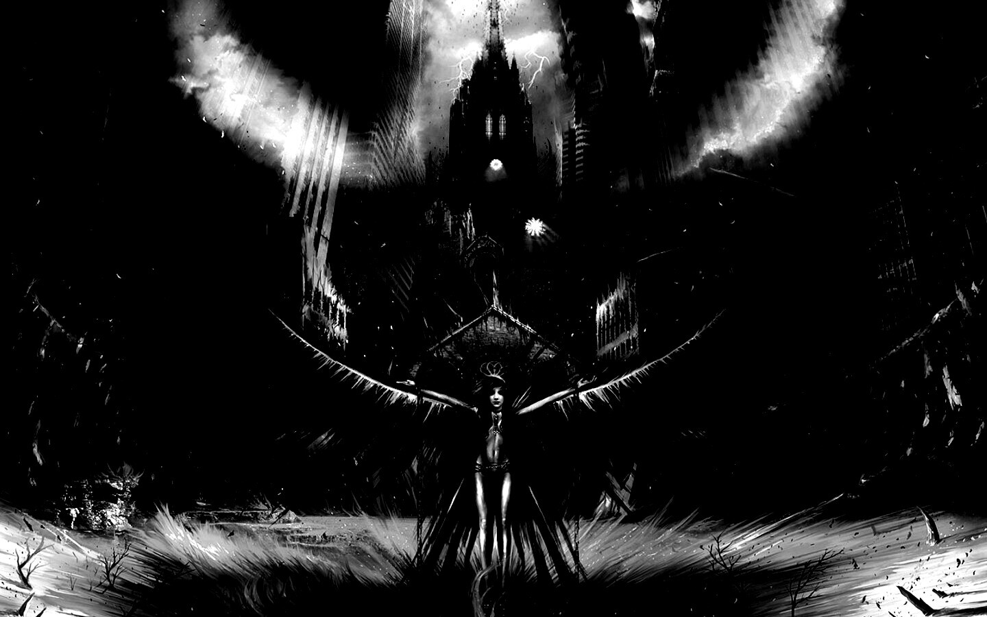 Тёмный ангел обои