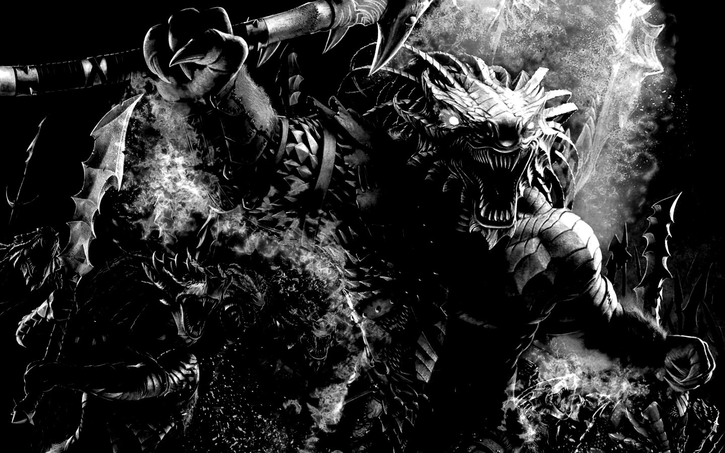 Dragonborn Barbarian обои