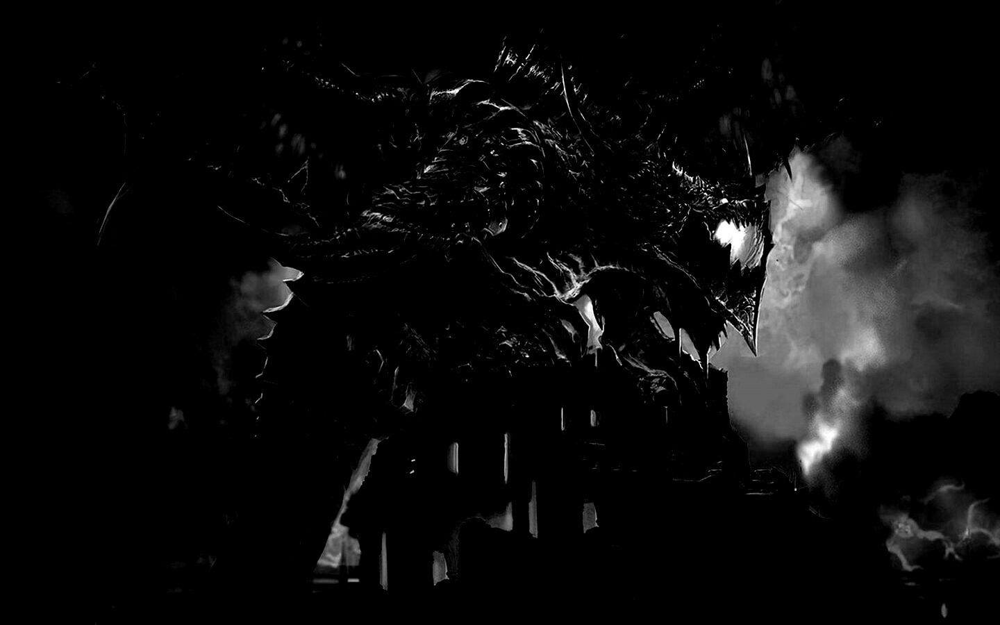 Огромный дракон обои