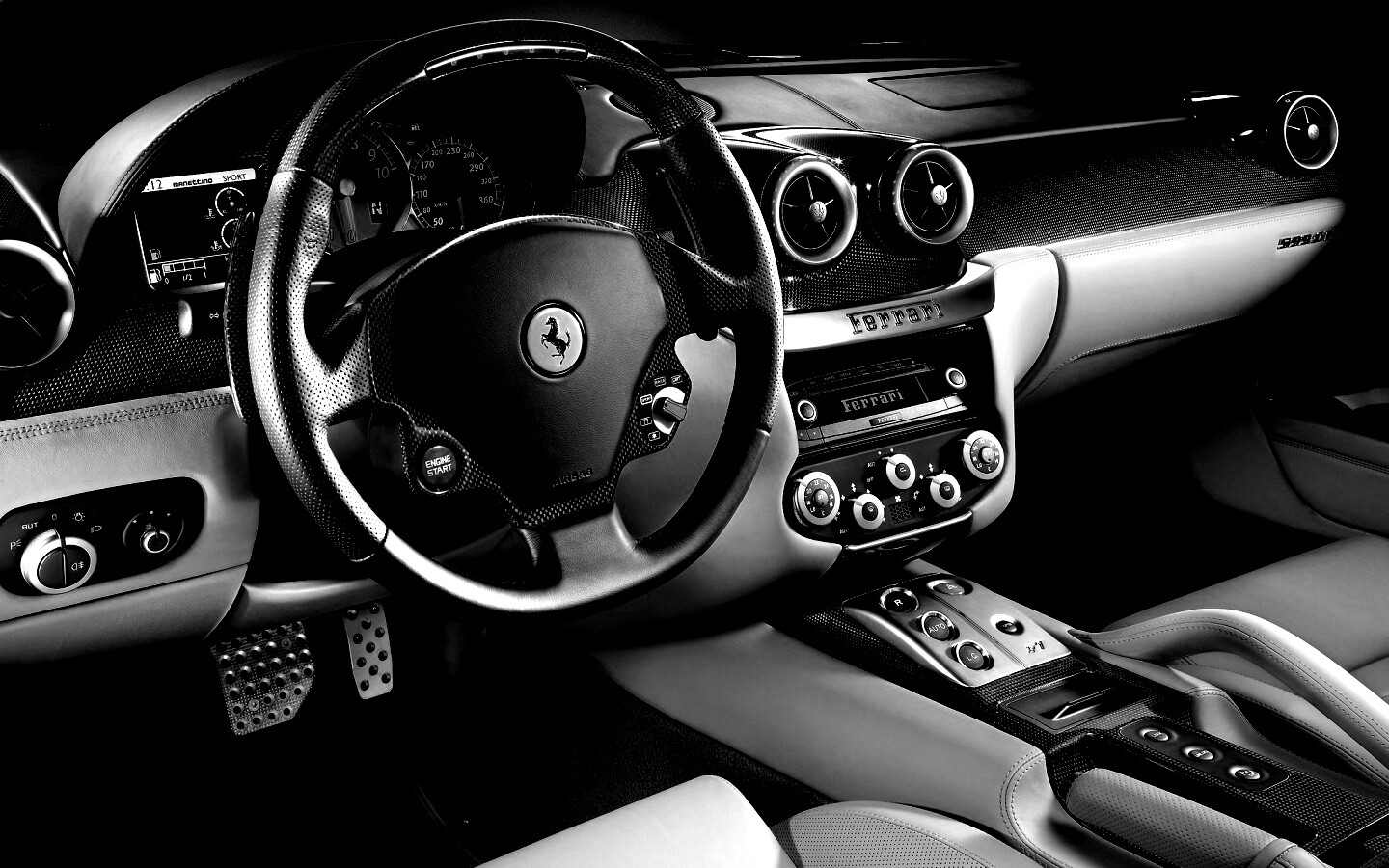Салон феррари обои