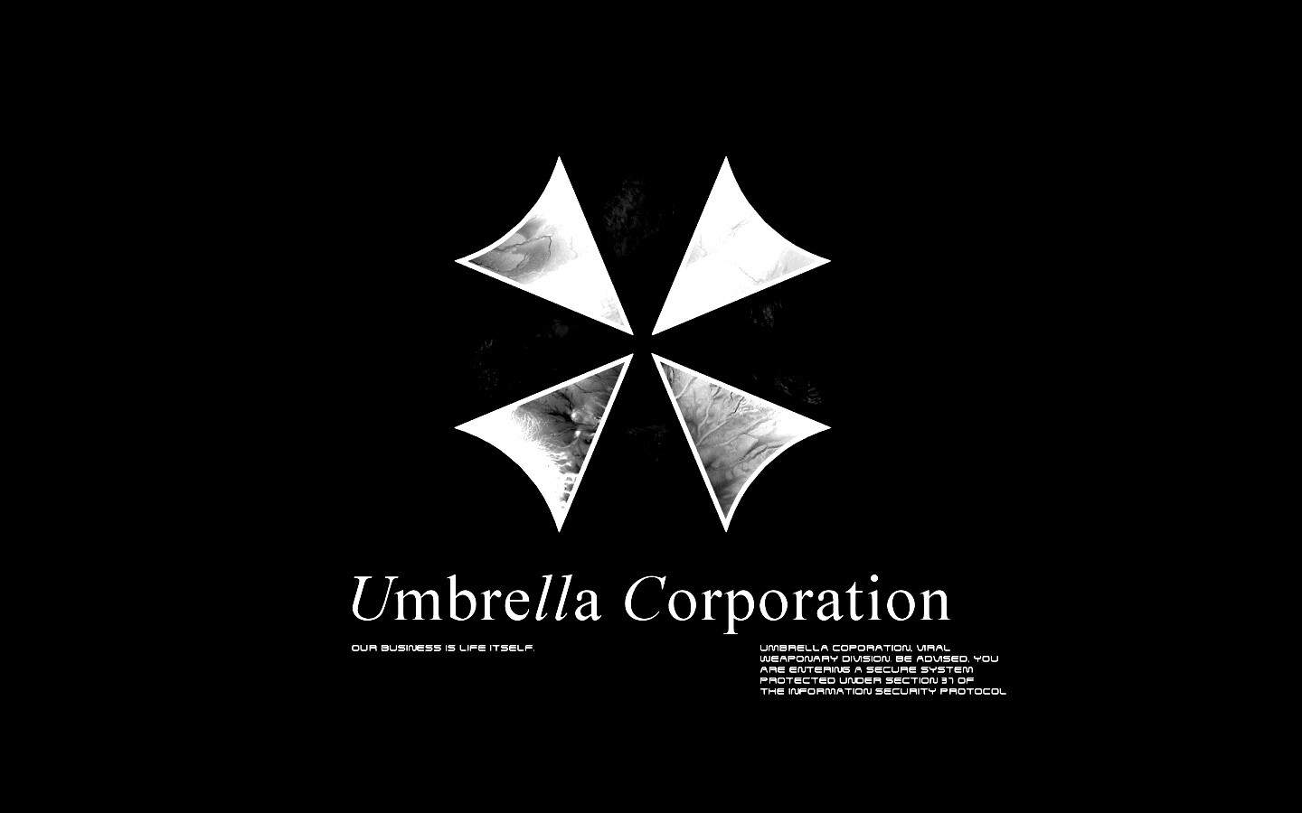 Логотип корпорации Амбрелла (Umbrella corp) обои