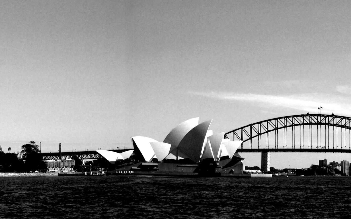 Панорама порта Сиднея обои