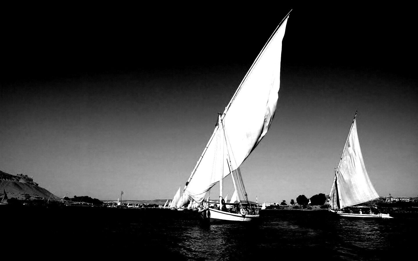 Под парусами обои