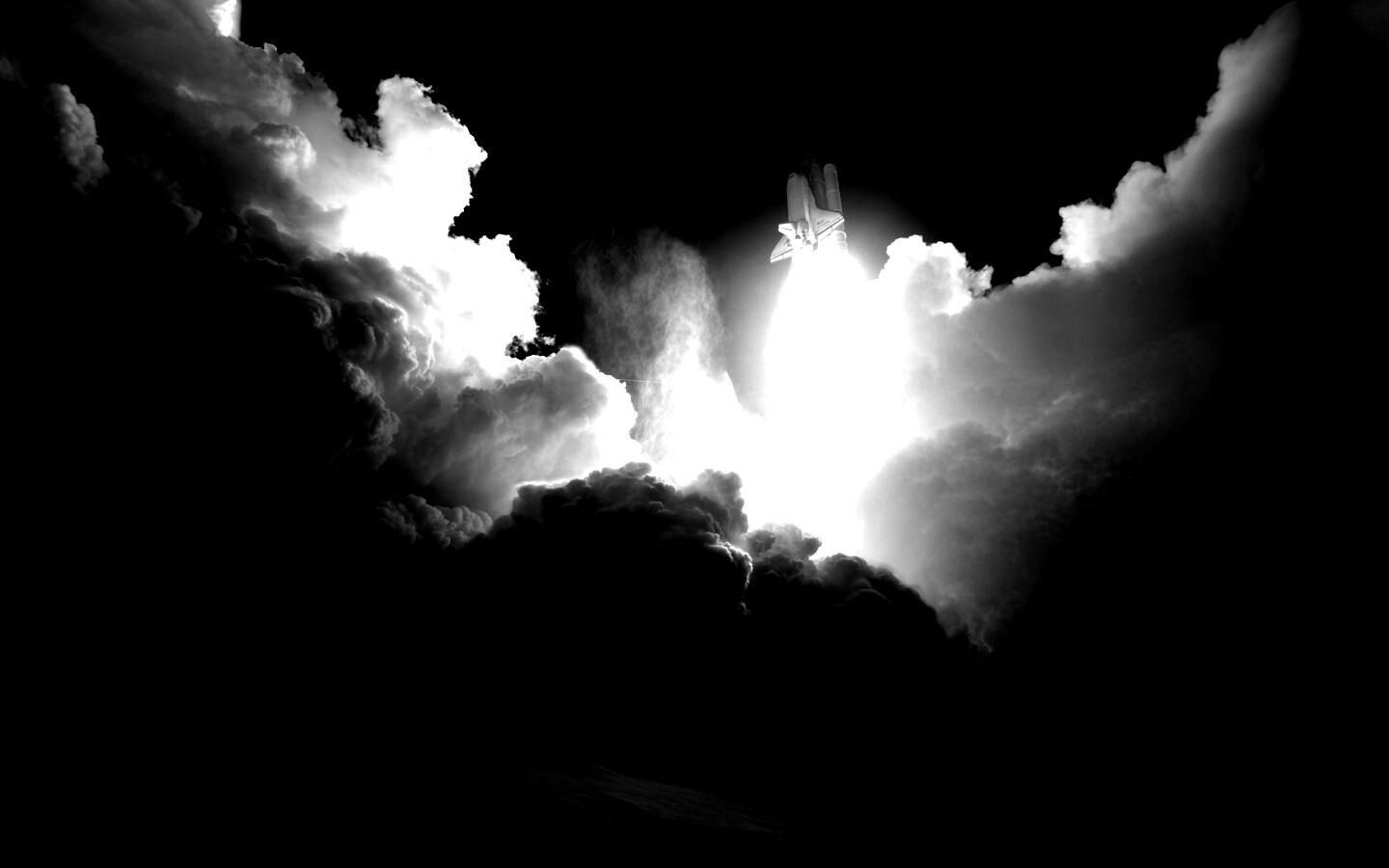 Взлет шатла обои