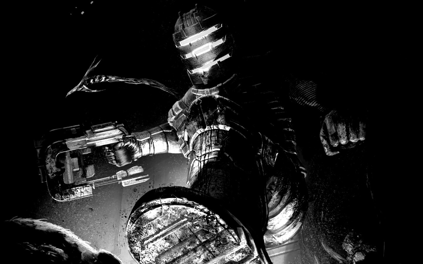 Айзек топчет монстра обои