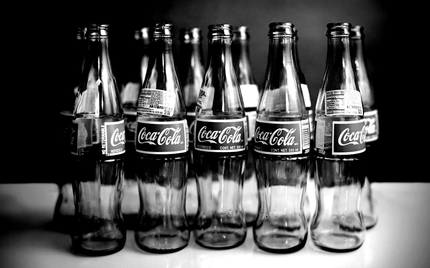 Бутылки Кока Колы обои