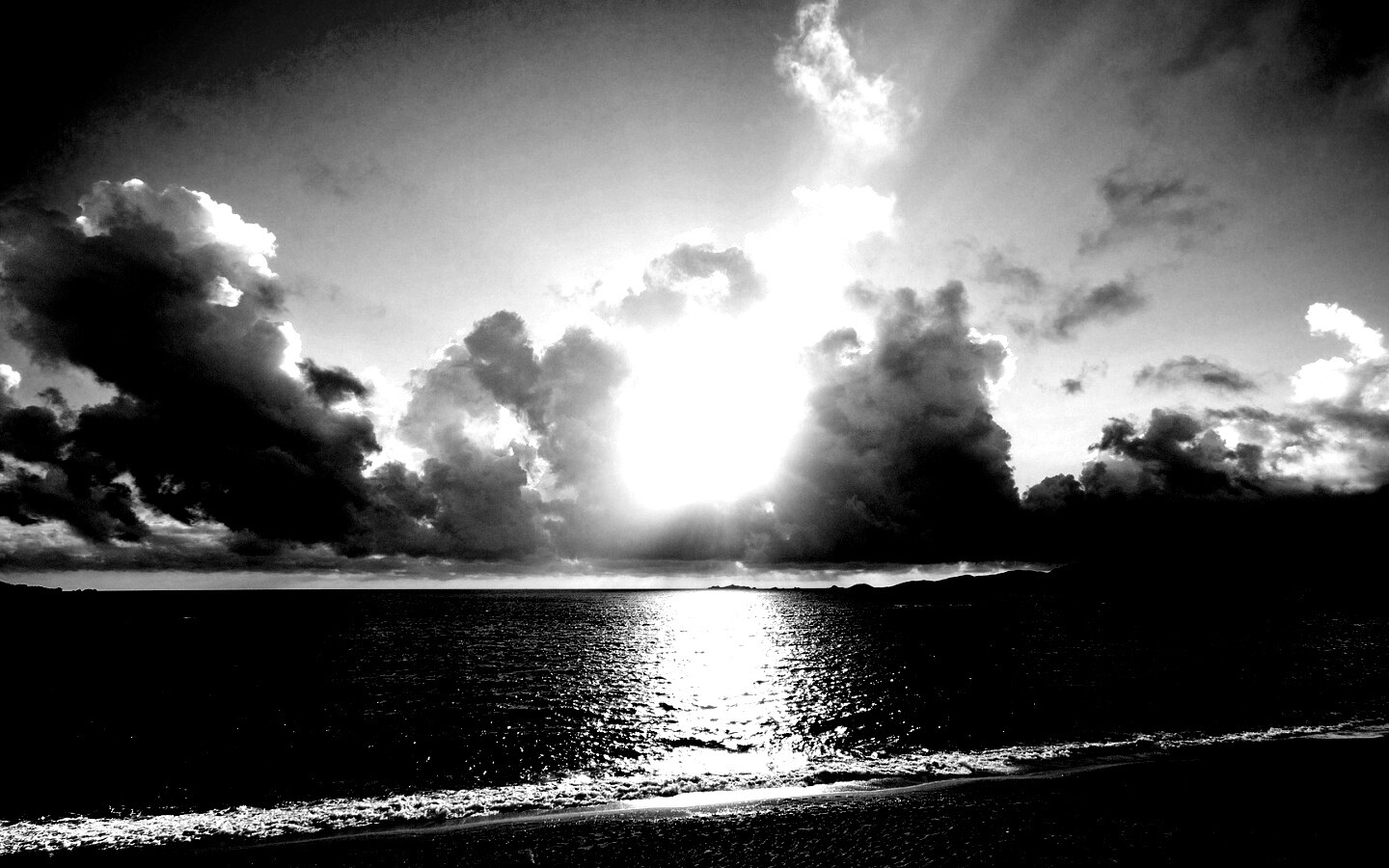 Солнечный пляж обои