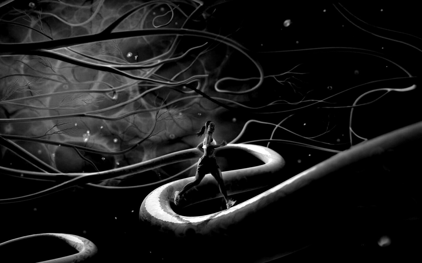 Бег крови обои