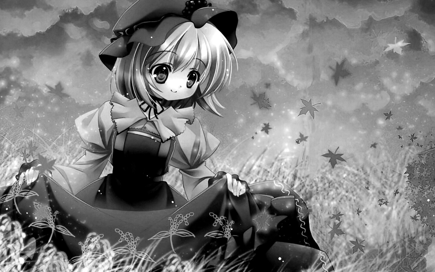 Девочка в поле обои