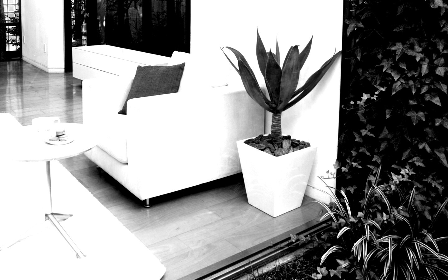 Белое кресло обои