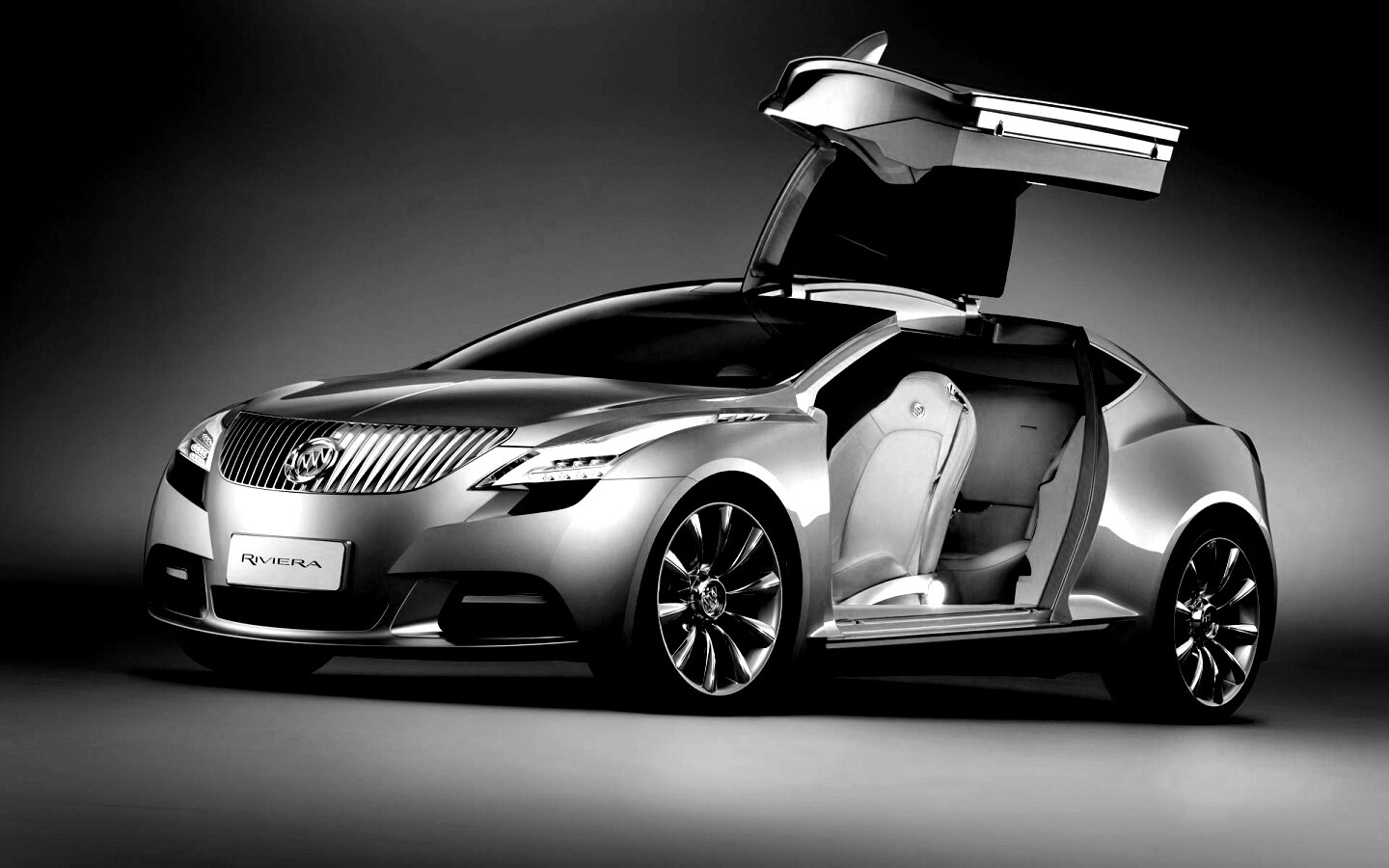 Buick Riviera с распахнутой дверцей обои