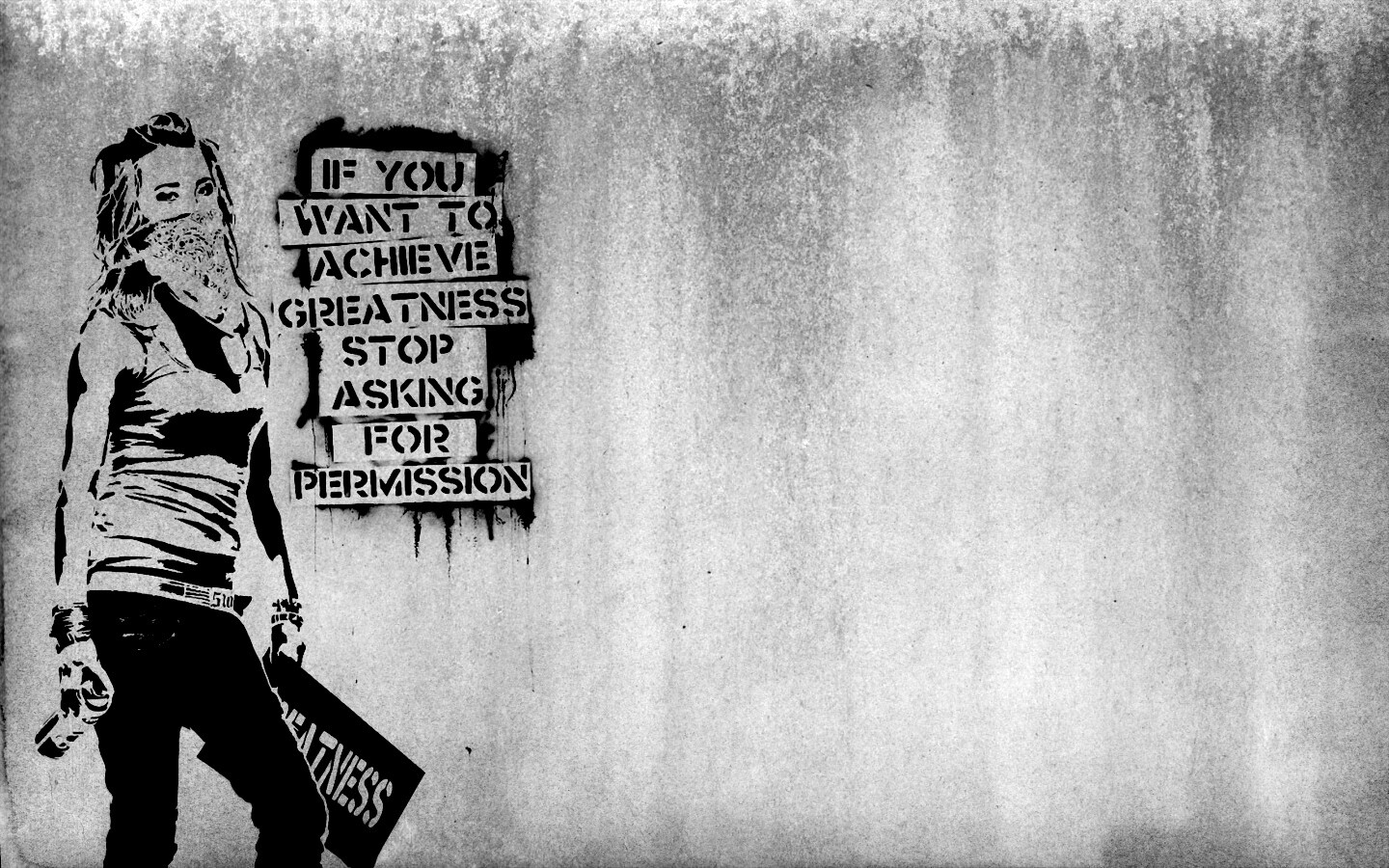 Девушка с баллончиком обои