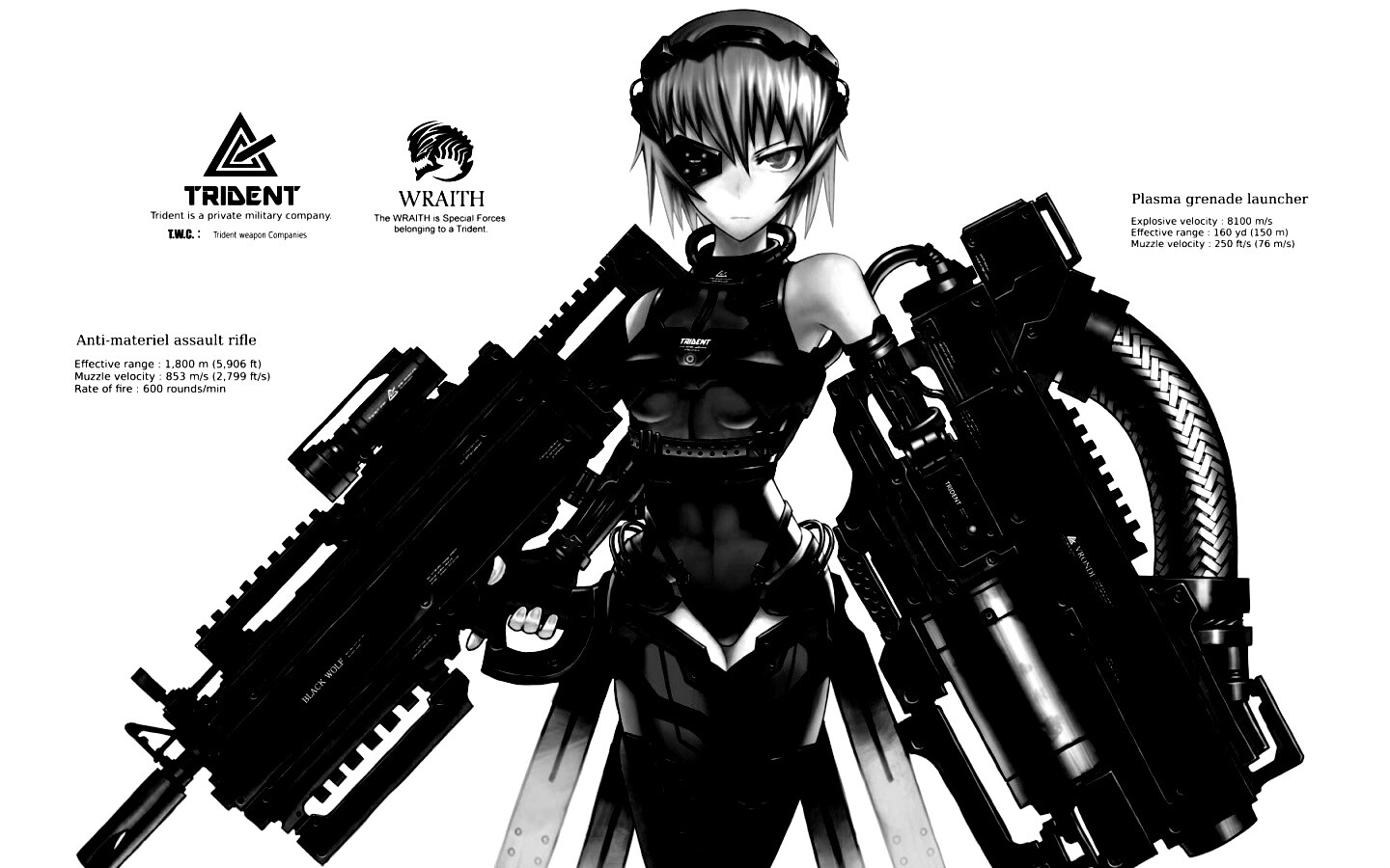 Девушка с оружием обои