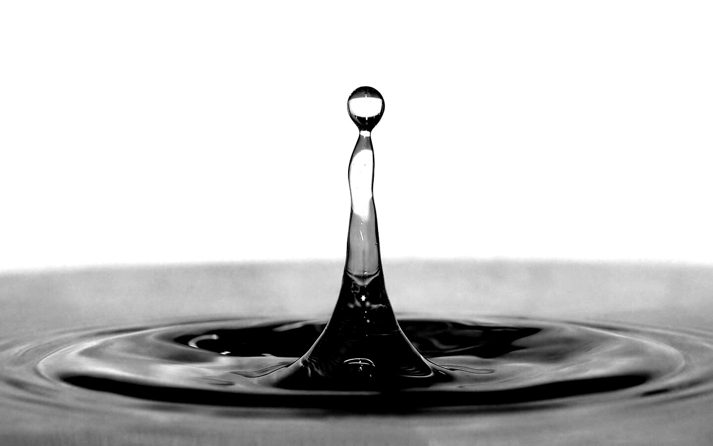 Падение капли обои