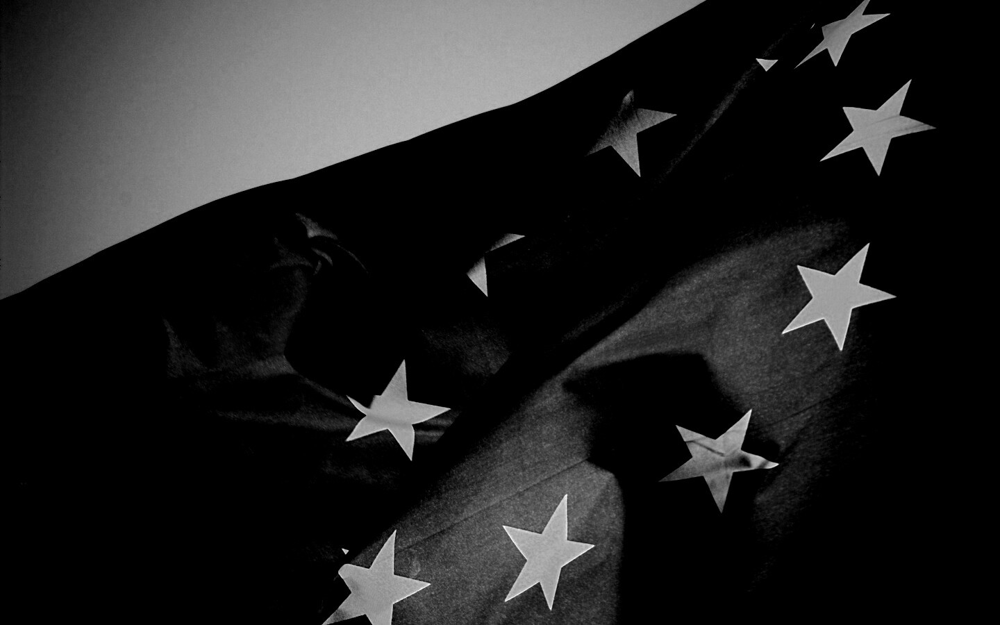 Синий флаг Евросоюза (европейского союза) обои