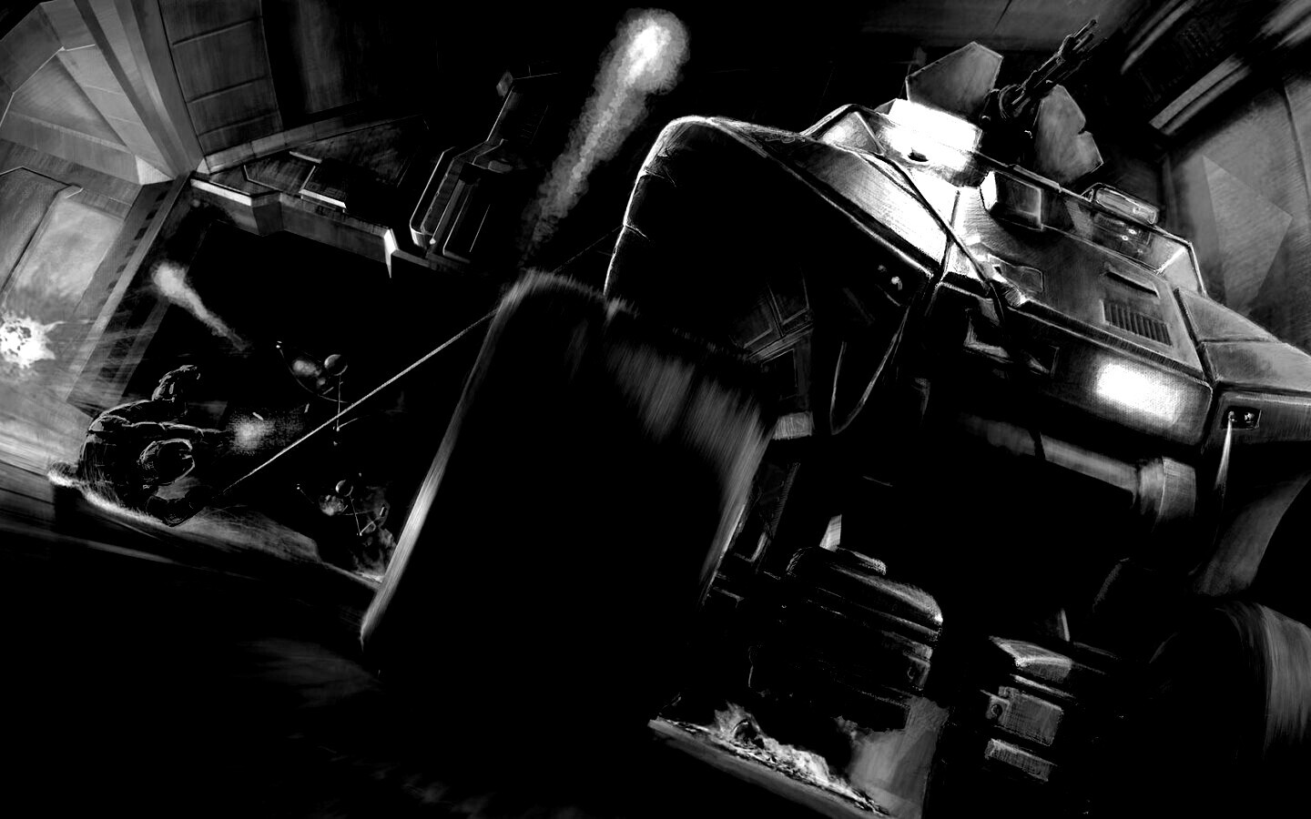 Погоня в Halo обои