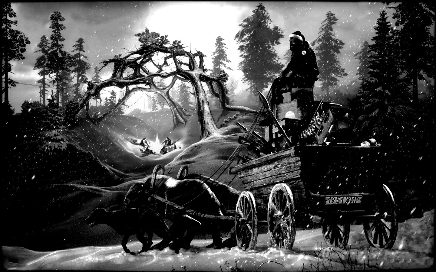 Новогодний Сталкер обои